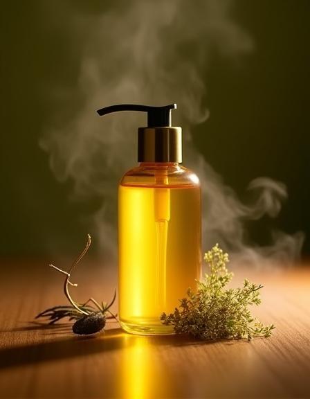 Kawauso Cosme 癒ボディ＆ヘアケアのオイルボトル